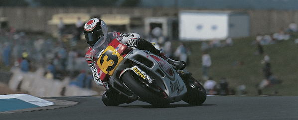 Wayne Rainey rode like a true ace in each race