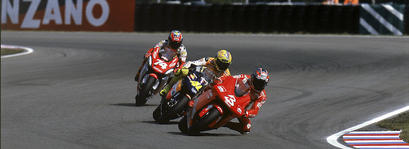 M. Biaggi and the YZR-M1 won two rounds to rank 2nd