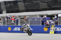 Jorge Lorenzo clinches the 2010 MotoGP title as he finishes the 
Malaysian GP