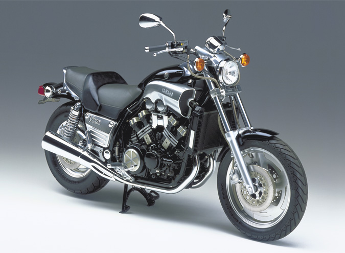 V4 Japan Bike Motorcycle Photo Spec Info Card 1991 Yamaha 1200cc V-Max 1198cc 