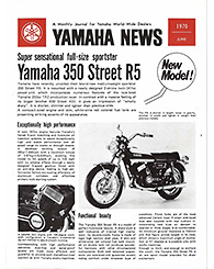 1970 Yamaha News No.6