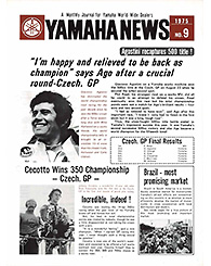 1975 Yamaha News No.9