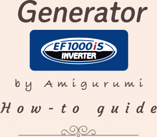 Generator (EF1000iS) how-to guide