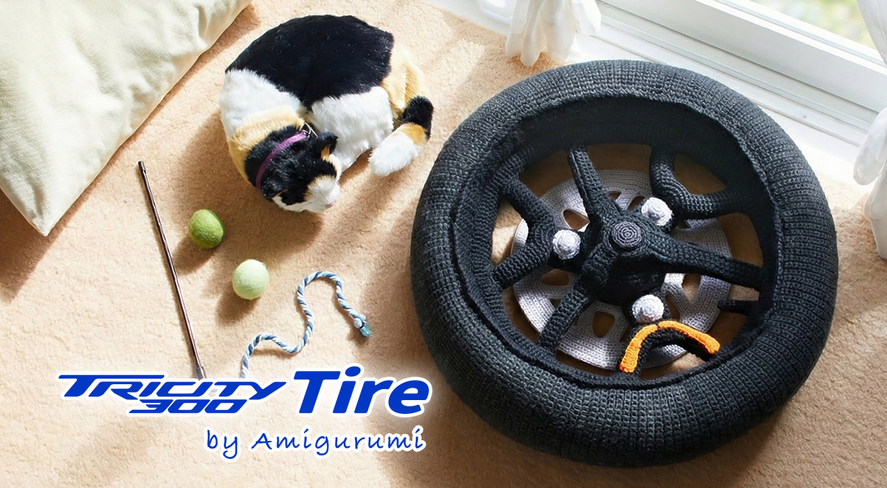 TRICITY300 Tire by amigurumi