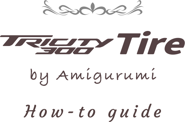 TRICITY300 Tire by Amigurumi how-to guide