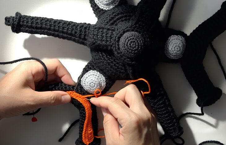 Outboard P-7 body pillow