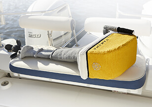 Outboard P-7 body pillow by Amigurumi