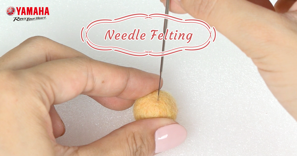 Basic needle felting lesson Amigurumi /Needle felting Yamaha Motor