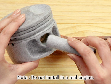SR Piston by Needle Felting how-to guide