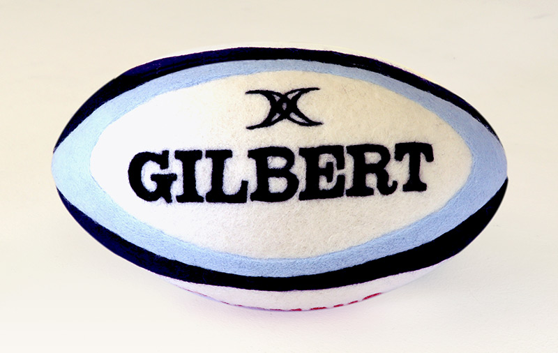 Rugby ball detail picture