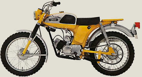 Old Yamaha 100 Dirt Bike