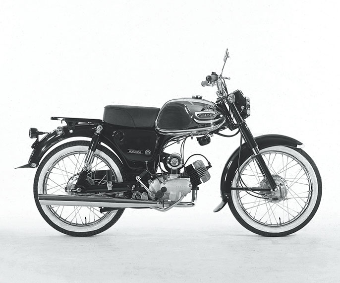 М 1963. Ямаха 1963. Марка Yamaha история развития техники. Development of Autolube, a Breakthrough for 2-stroke engines. History of Yamaha.