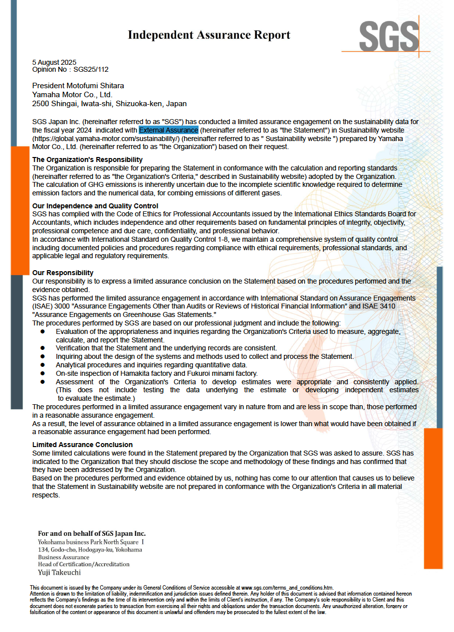 External Assurance