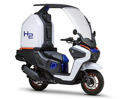 The H2 Buddy Porter Concept hydrogen-engine motorcycle