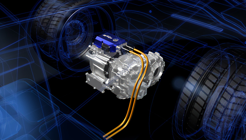 The e-Axle automotive electric drive unit